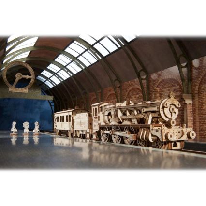 Ugears - 3D drvene mehaničke puzzle Harry Potter Hogwarts Express