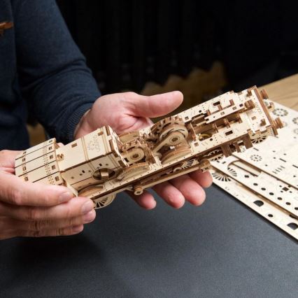 Ugears - 3D drvene mehaničke puzzle Harry Potter Hogwarts Express