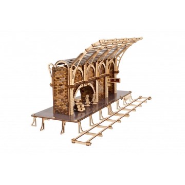 Ugears - 3D drvene mehaničke puzzle Harry Potter peron