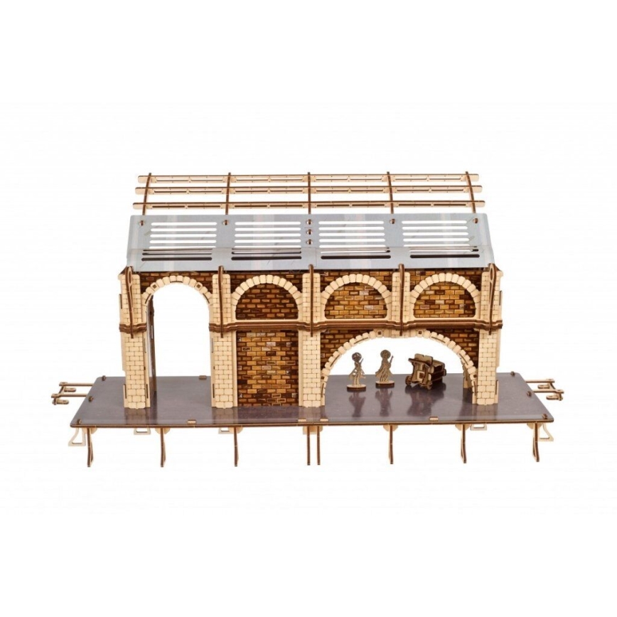 Ugears - 3D drvene mehaničke puzzle Harry Potter peron