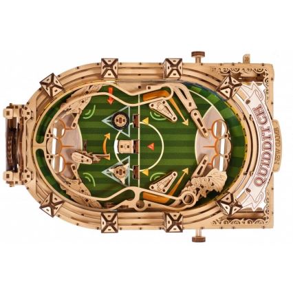 Ugears - 3D drvene mehaničke puzzle Harry Potter Quidditch fliper