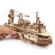 Ugears - 3D drvene mehaničke puzzle Istraživački brod
