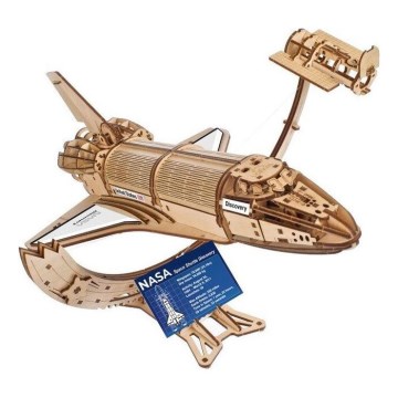 Ugears - 3D drvene mehaničke puzzle Raketoplan NASA