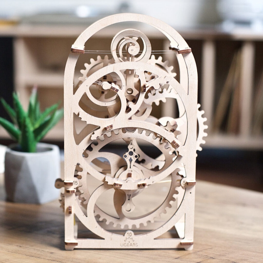 Ugears - 3D drvene mehaničke puzzle Satni mehanizam