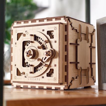 Ugears - 3D drvene mehaničke puzzle Sef