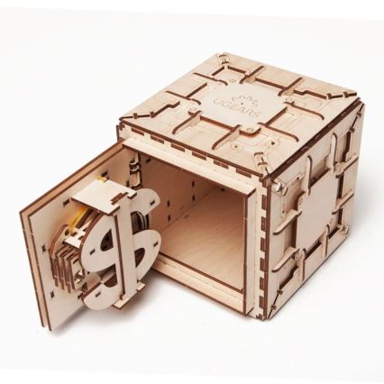 Ugears - 3D drvene mehaničke puzzle Sef