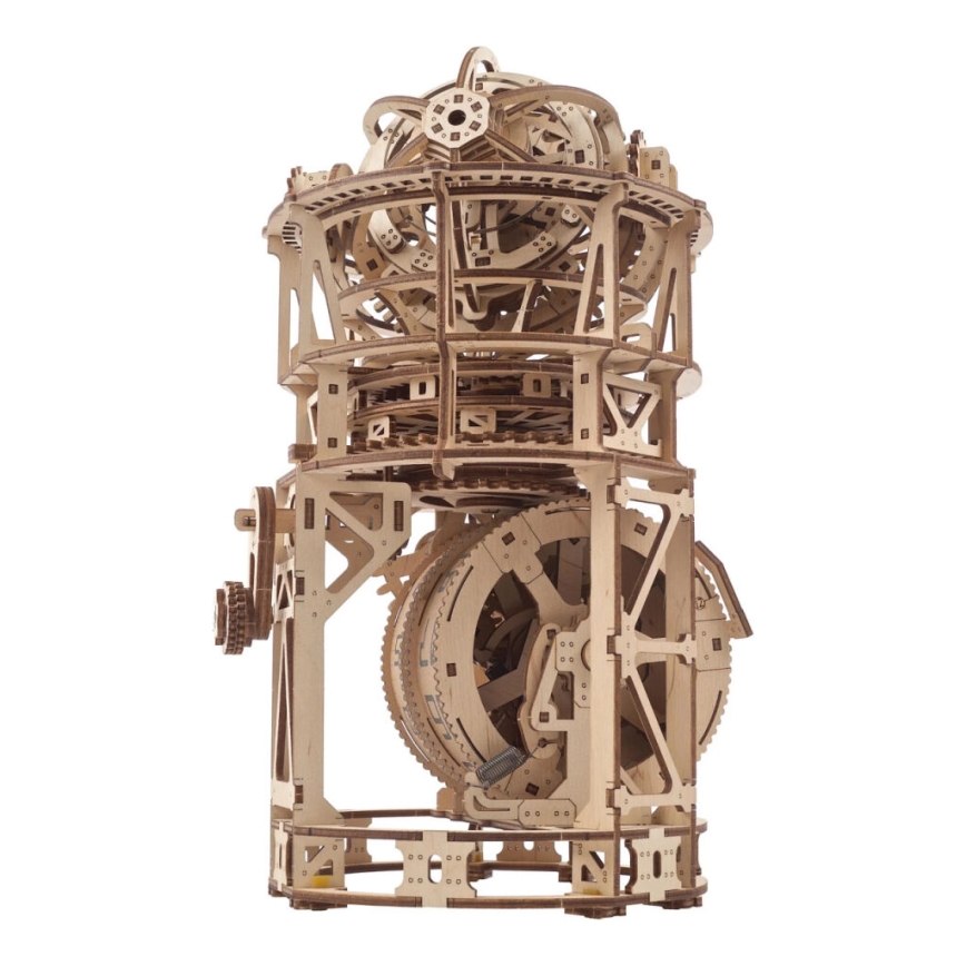 Ugears - 3D drveni mehanički puzzle Satni mehanizam s tourbillonom