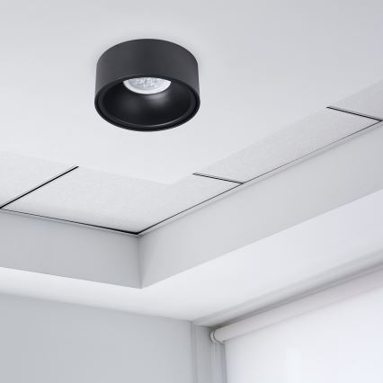 Ugradbena reflektorska svjetiljka BALI 1xGU5,3/MR16/25W/12V okrugla crna