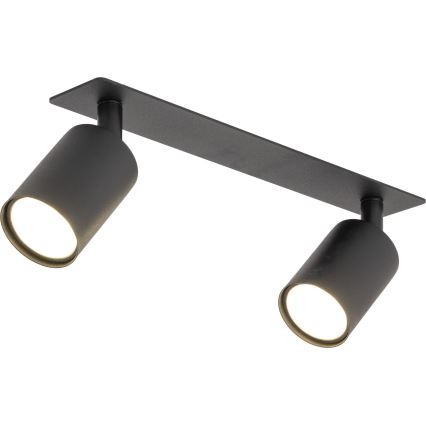 Ugradbena reflektorska svjetiljka NEX 2xGU10/10W/230V crna