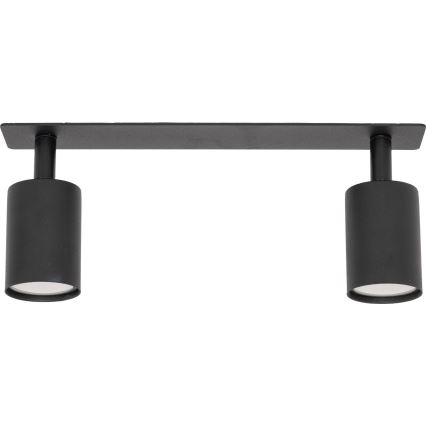 Ugradbena reflektorska svjetiljka NEX 2xGU10/10W/230V crna