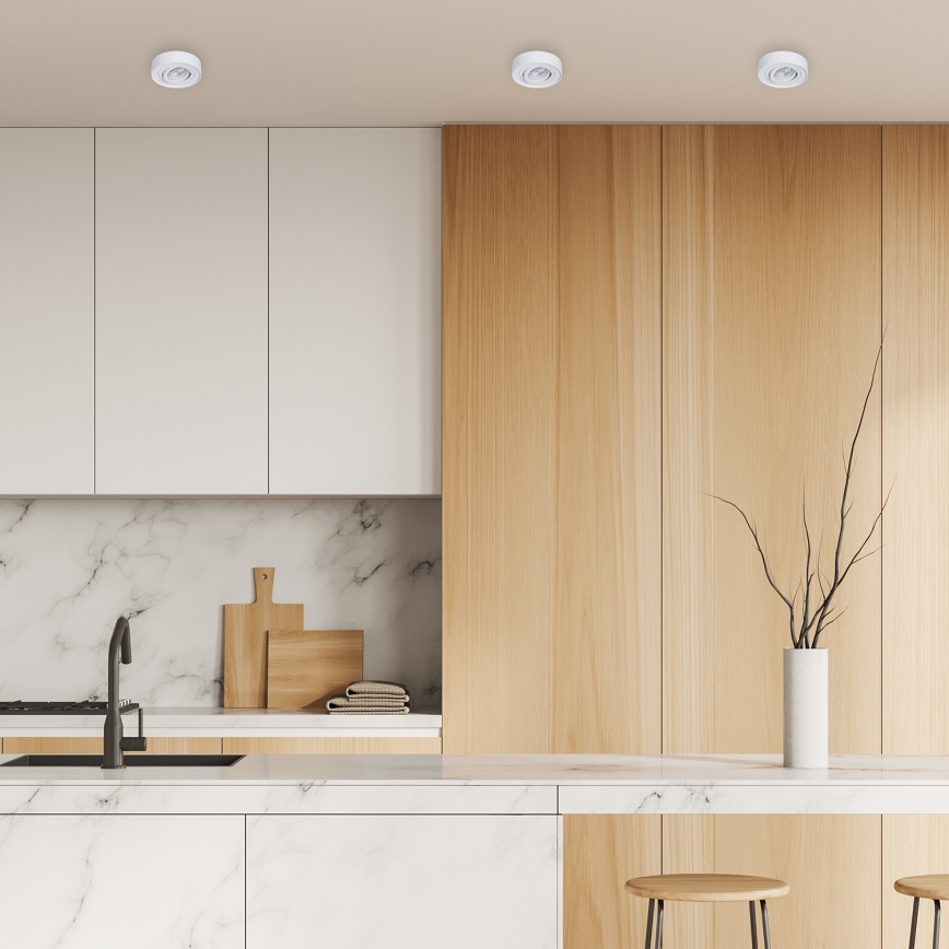 Ugradbena reflektorska svjetiljka NUSA 1xGU5,3/MR16/50W/12V okrugli bijela