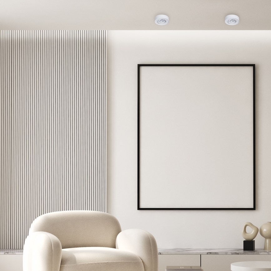 Ugradbena reflektorska svjetiljka NUSA 1xGU5,3/MR16/50W/12V okrugli bijela