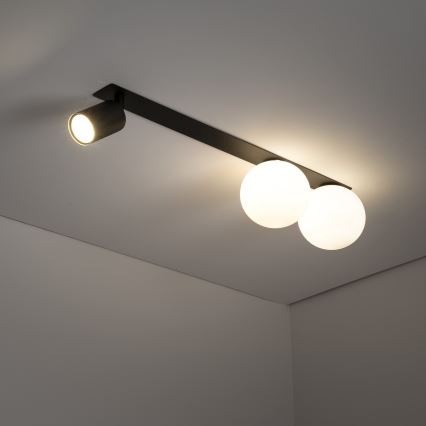 Ugradbena reflektorska svjetiljka VOX 2xG9/8W/230V + 1xGU10/10W crna