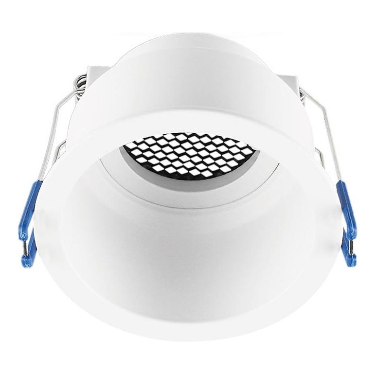 Ugradbena svjetiljka GU10 promjera 9 cm bijela