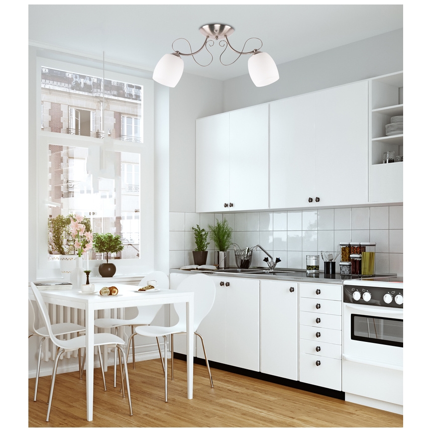 Ugradbeni luster AMBA 2xE27/40W/230V