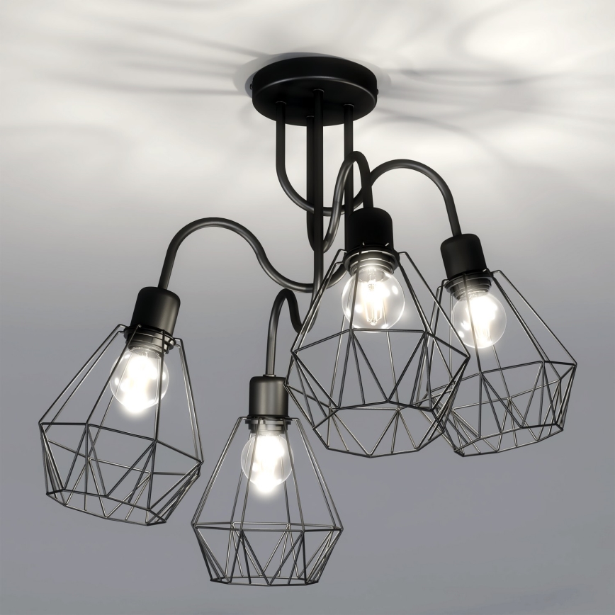 Ugradbeni luster BERGEN 4xE27/60W/230V