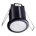 Ugradbeni PIR senzor pokreta 360° 400W/230V crni