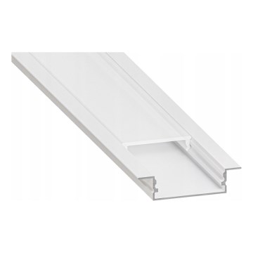 Ugradbeni profil za LED trake, 1 m, bijeli