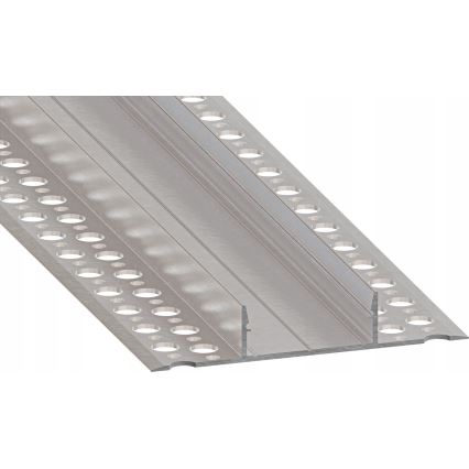 Ugradbeni profil za LED trake 1 m, srebrni/bijeli
