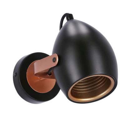 Ugradna svjetiljka ANICA 1xE14/40W/230V crna/mesing