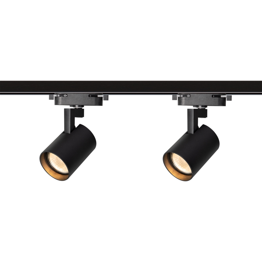 Ugradbena svjetiljka u tračnom sustavu VOLF 4xGU10/10W/230V crna