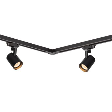 Ugradbena svjetiljka u tračnom sustavu VOLF 4xGU10/10W/230V crna