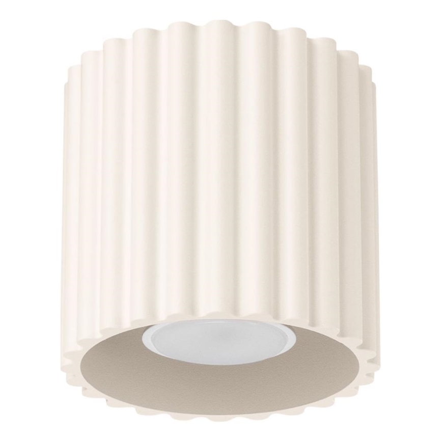 Ugradna reflektorska svjetiljka AURA 1xGU10/10W/230V 10 cm krem boje