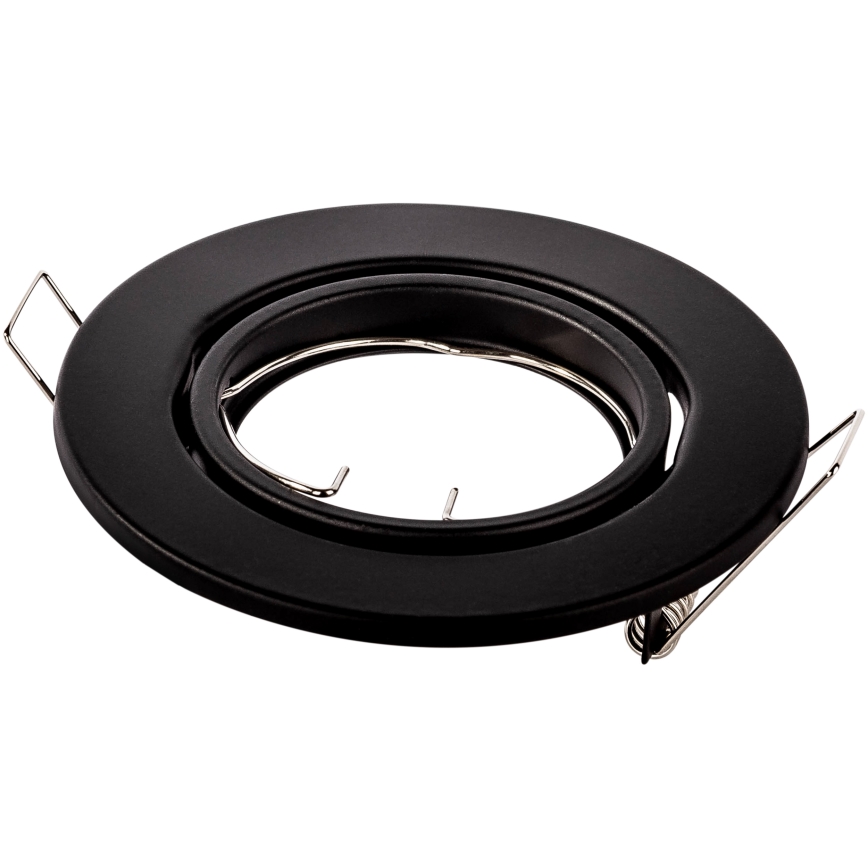 Ugradna stropna svjetiljka 1x GU10/MR16/10W/230V, Ø 9 cm, crna