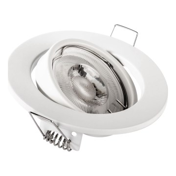 Ugradna stropna svjetiljka 1xGU10/MR16/10W/230V, Ø 9 cm, bijela