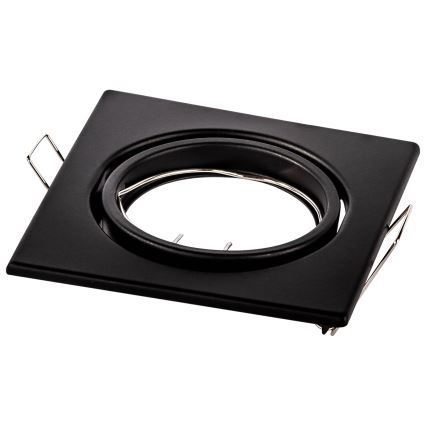 Ugradna svjetiljka 1xGU10/MR16/10W/230V 9x9 cm crna