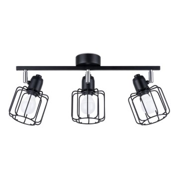Ugradna svjetiljka BELUCI 3xE14/40W/230V crna