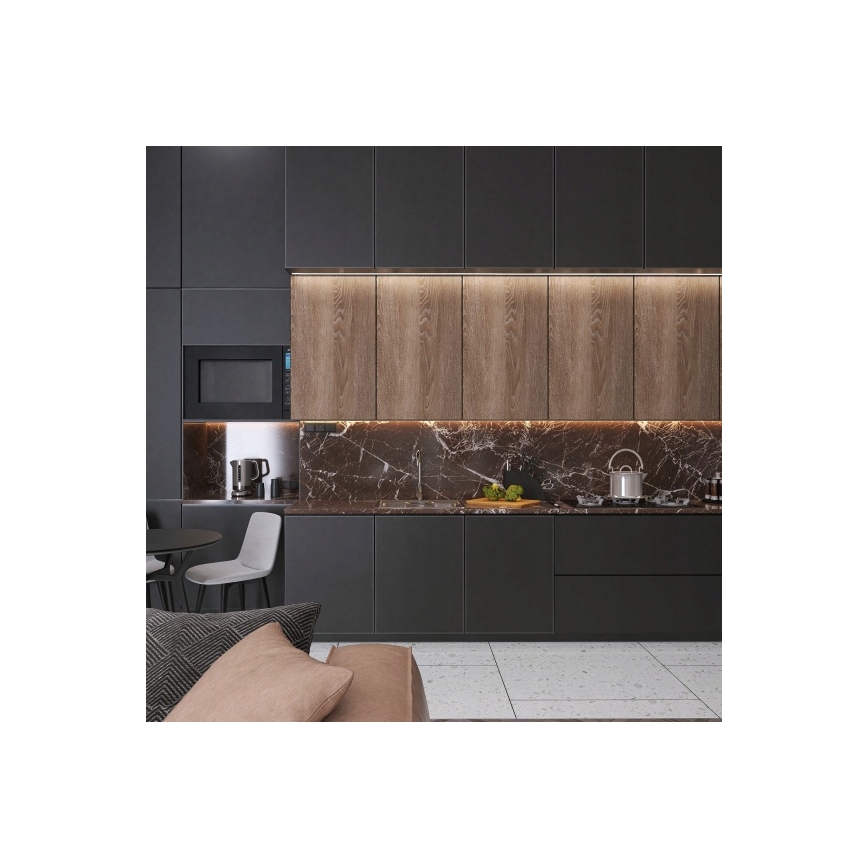 Ugradni profil za LED trake 1 m crni/bijeli