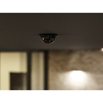 Stropni senzor pokreta i sumraka 360° 1200W/230V IP54, crni