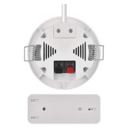 Ugradno bežično zvono 230V + 1xCR2032 bijelo