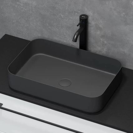 Umivaonik za radnu ploču LJORDAL 52x34 cm čelik/crna