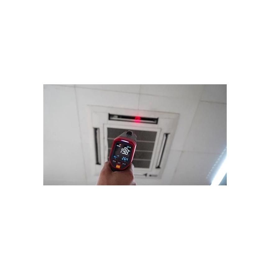 Uni-T - Beskontaktni infracrveni termometar 1x9V 6LR61 1300°C
