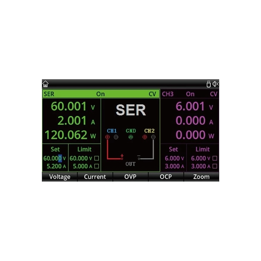 Uni-T UDP3305S-E - Laboratorijski izvor UDP3305S-E 0-30V/0-6A