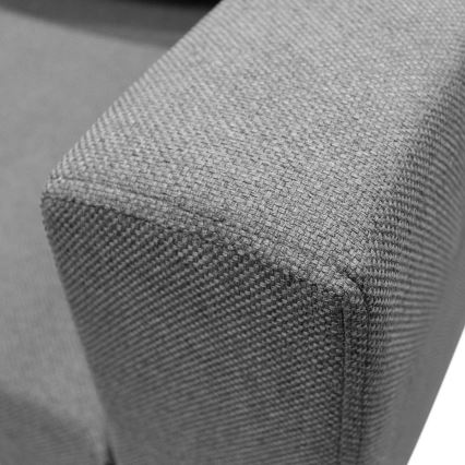 Univerzalna razvlačna kutna garnitura s prostorom za pohranu u obliku slova U SEYA siva