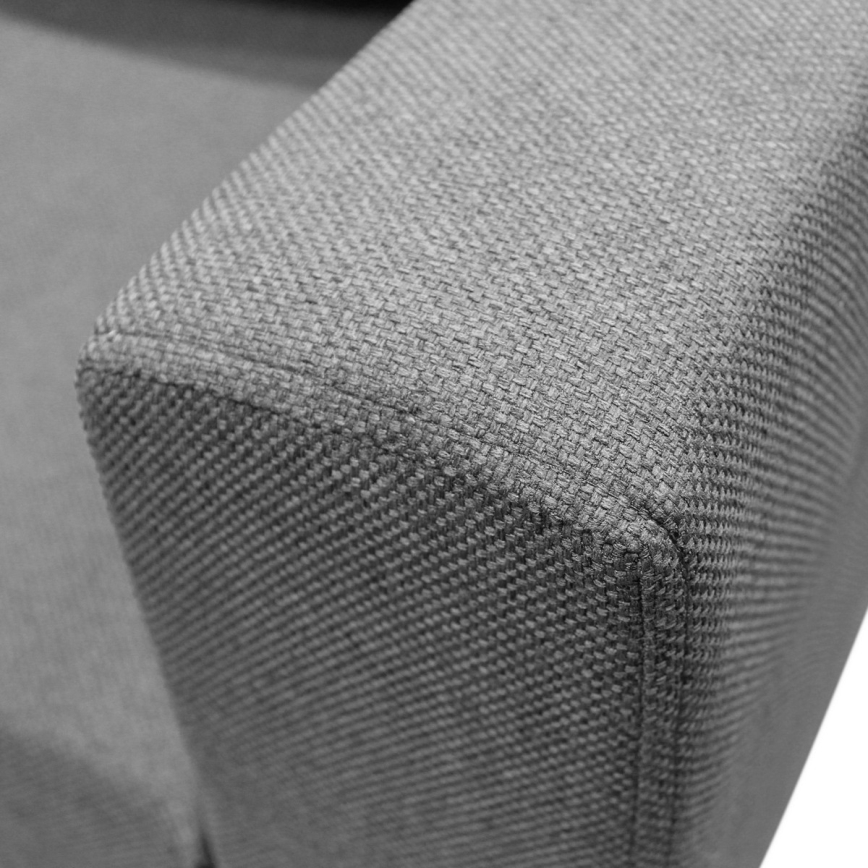 Univerzalna razvlačna kutna garnitura s prostorom za pohranu u obliku slova U SEYA siva