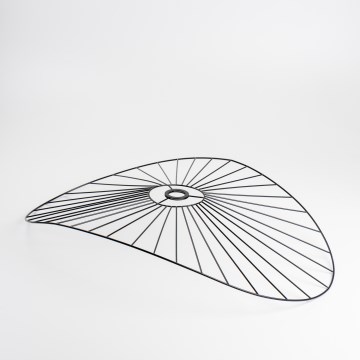 Univerzalni abažur CURITIBA 60 x 80 cm, crni