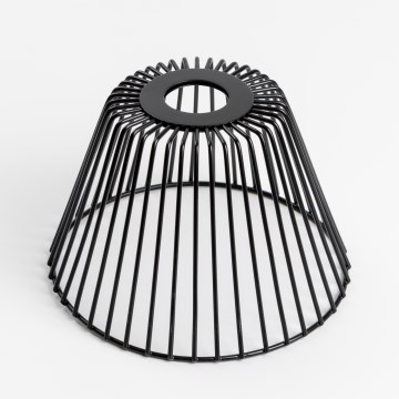 Univerzalni abažur CURITIBA, promjer 21 cm, crni