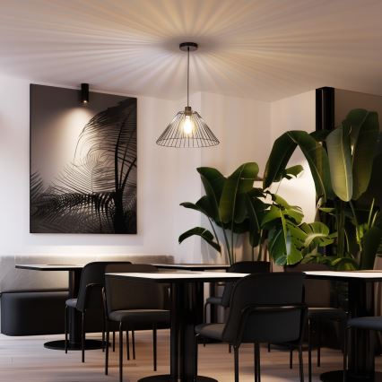 Univerzalni abažur CURITIBA, promjer 45 cm, u crnoj boji