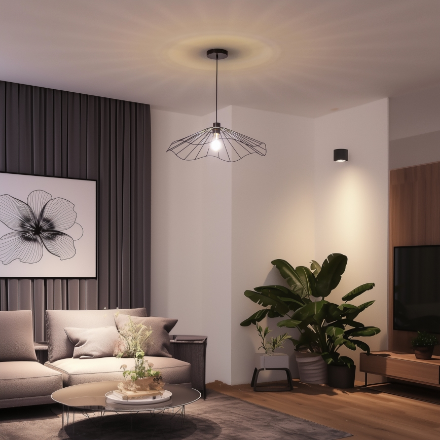 Univerzalni abažur CURITIBA, promjer 60 cm, crni