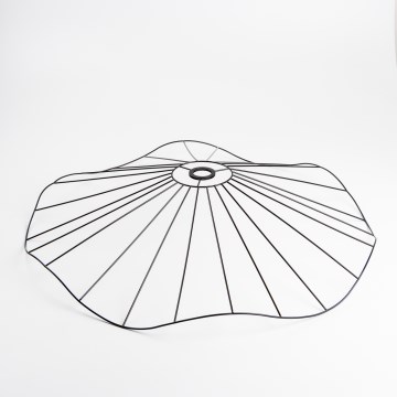 Univerzalni abažur CURITIBA, promjer 80 cm, crni