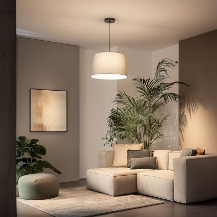 Univerzalni abažur KERIA Ø 45 cm sivi