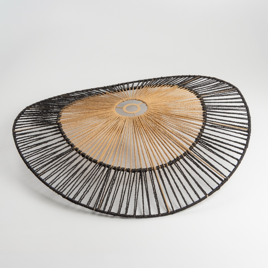 Univerzalni abažur KERIA, Ø 80 cm, smeđa/crna