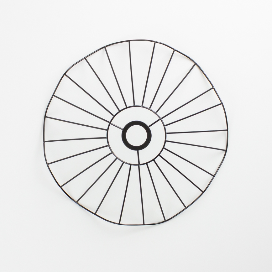 Univerzalni crni abažur CURITIBA, promjer 40 cm