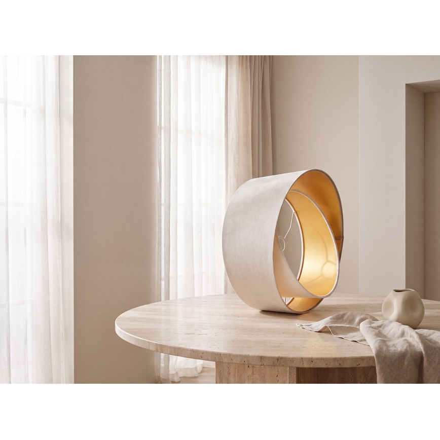 Univerzalni sjenilo GALAXY E27 promjera 45 cm bež/bijela/zlatna