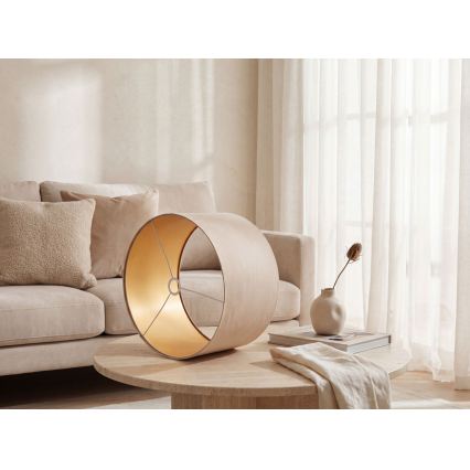 Univerzalni sjenilo STANDART E27 promjera 45 cm bež/zlatna