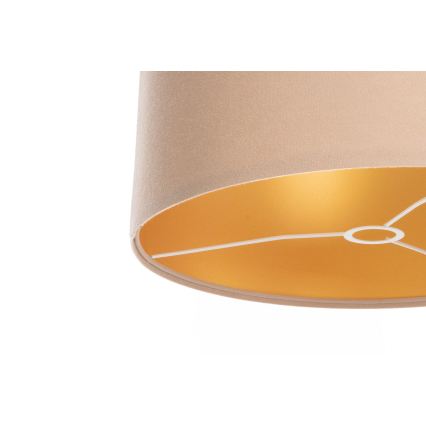 Univerzalni sjenilo STANDART E27 promjera 45 cm bež/zlatna